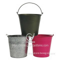 Galvanized metal bucket houseware zinc bucket with handle